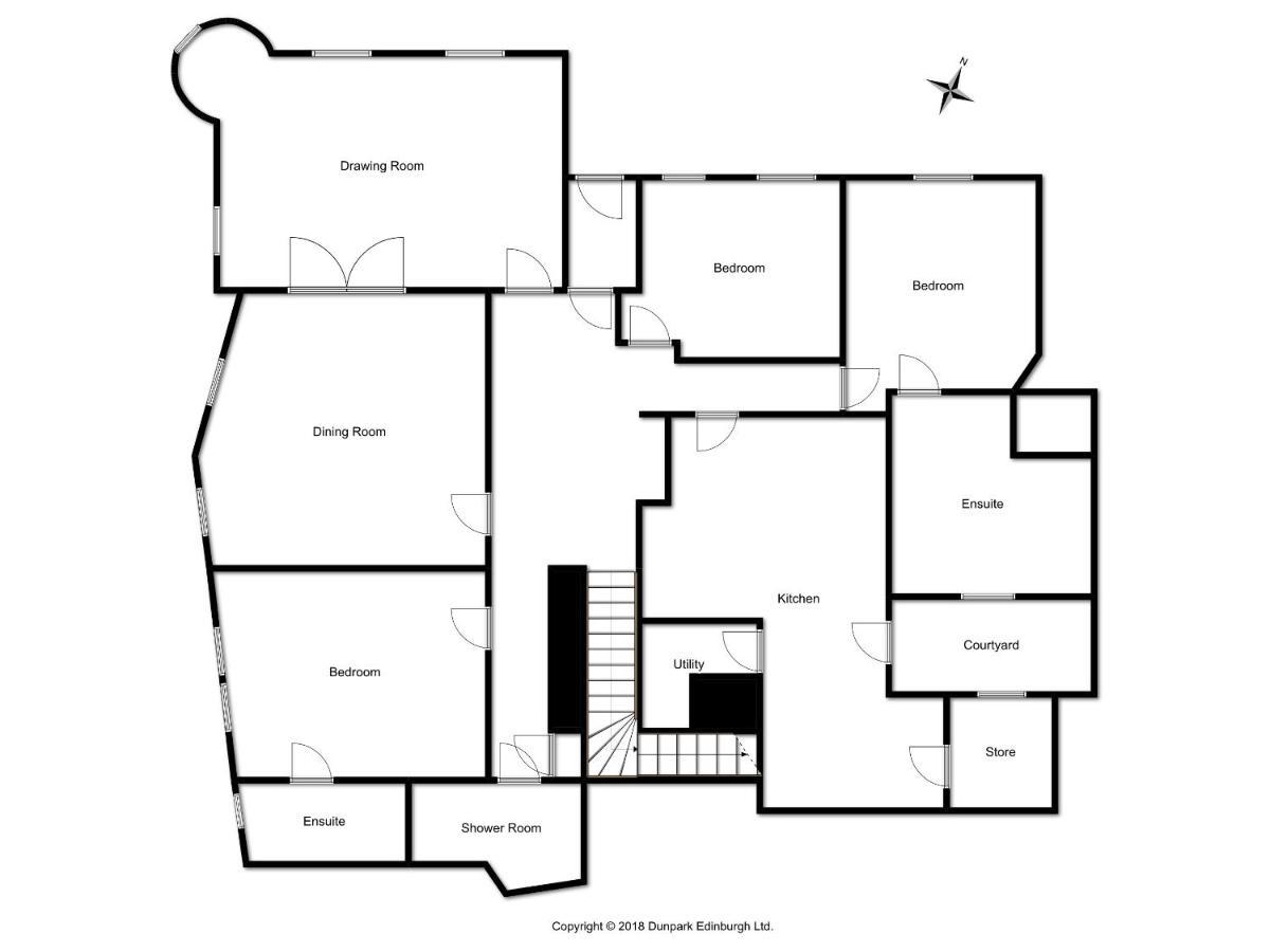 Elegant 3-Bedroom Ramsay Garden Apartment In Edinburgh City Centre Extérieur photo